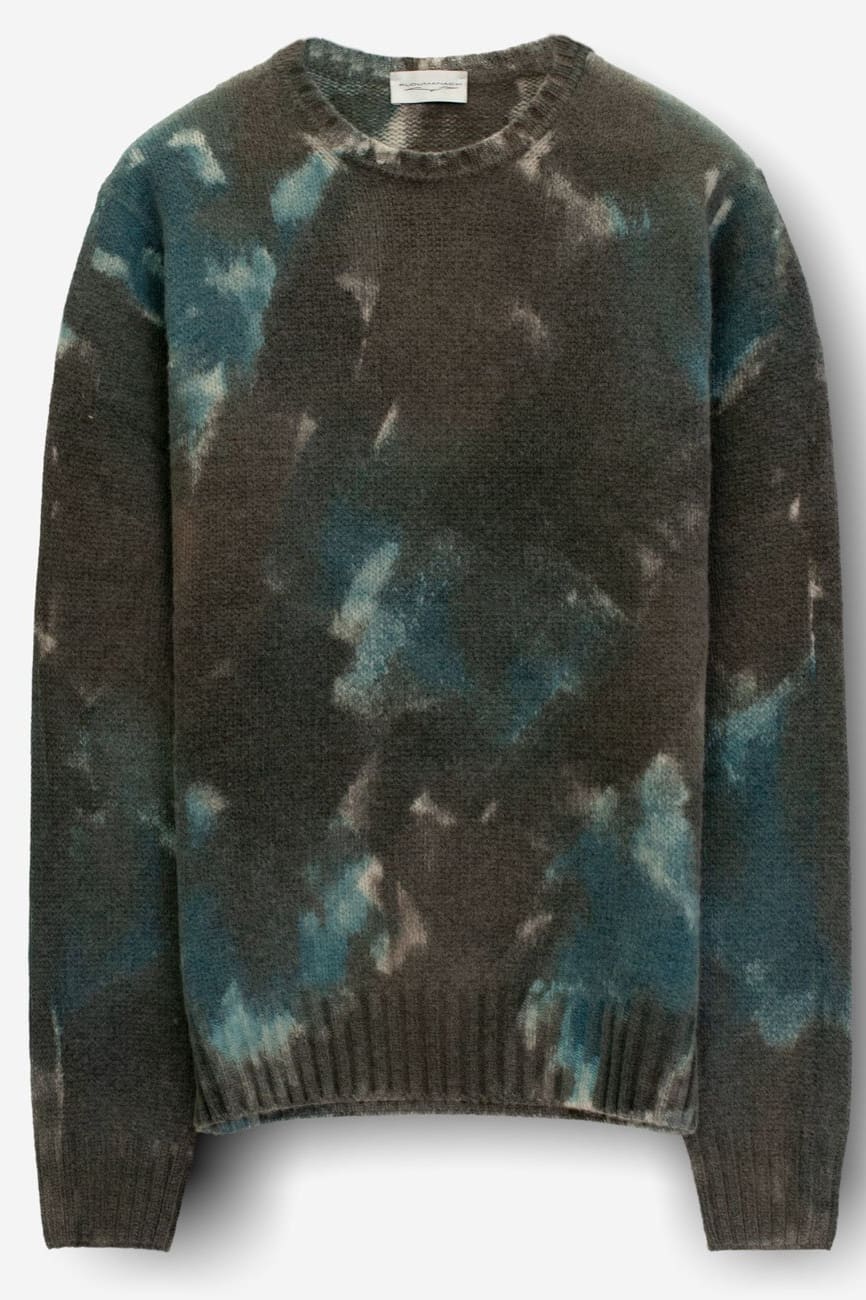 Rockside Hail Storm Cashmere Blend Crew Sweater - Sweaters