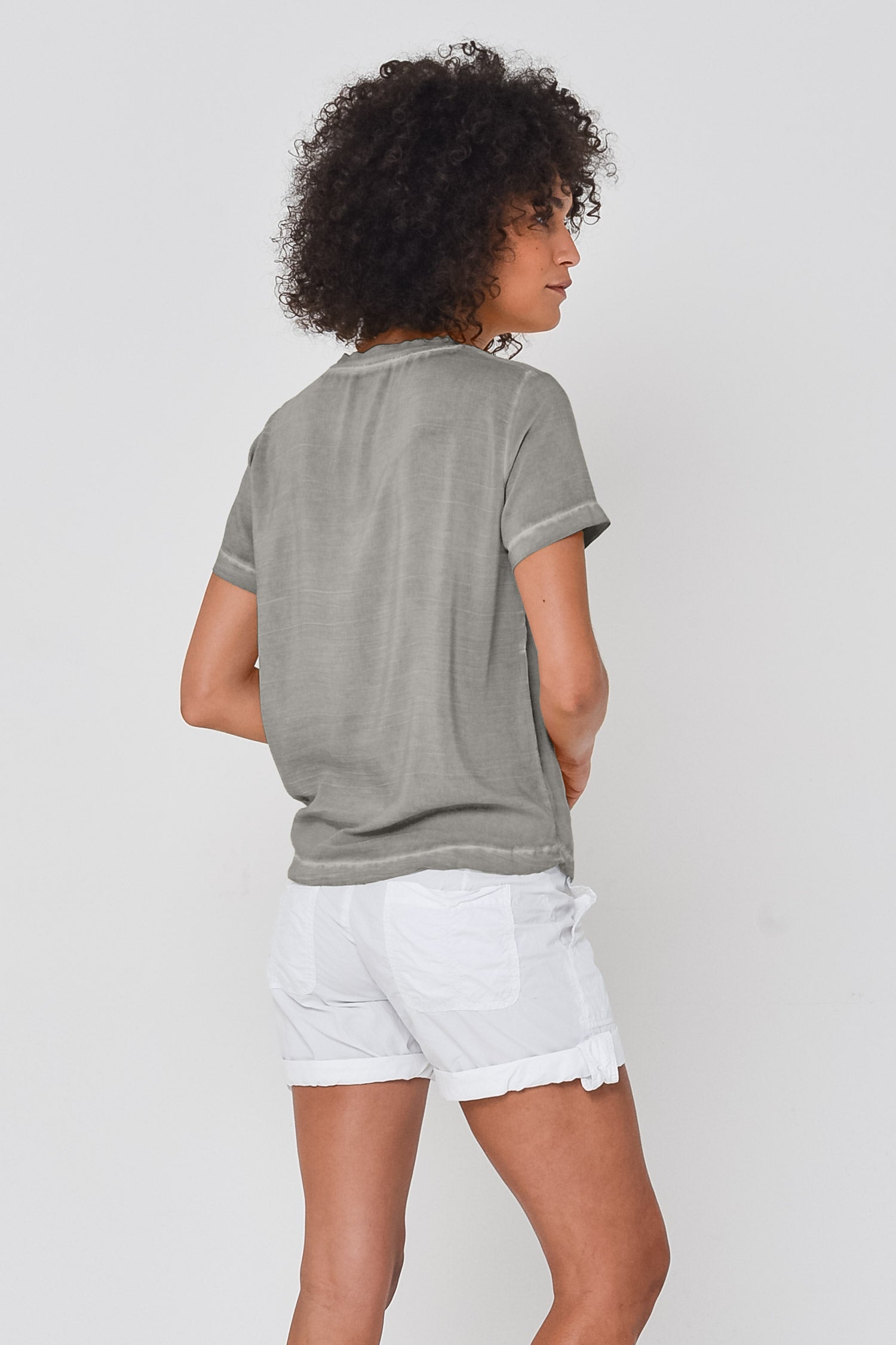 Sammie T-Shirt in Dolphin
