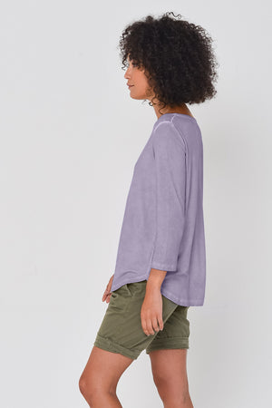 Savannah T-shirt in Mauve - T-Shirt