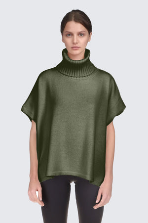 Scalpay Army - Cashmere Merino Cape - O/S - Sweaters