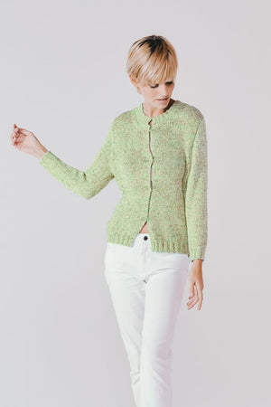 Sky Print Cotton Cardigan - Antigua - Sweaters