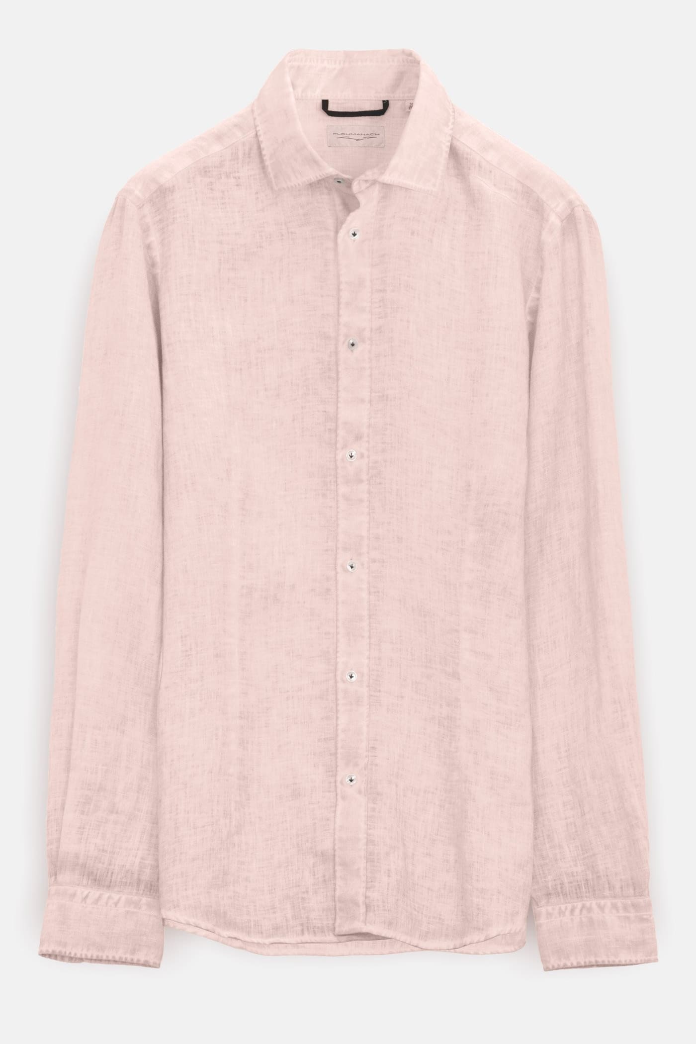 Slim Fit Spread Collar Linen Shirt - Barbuda - Shirts