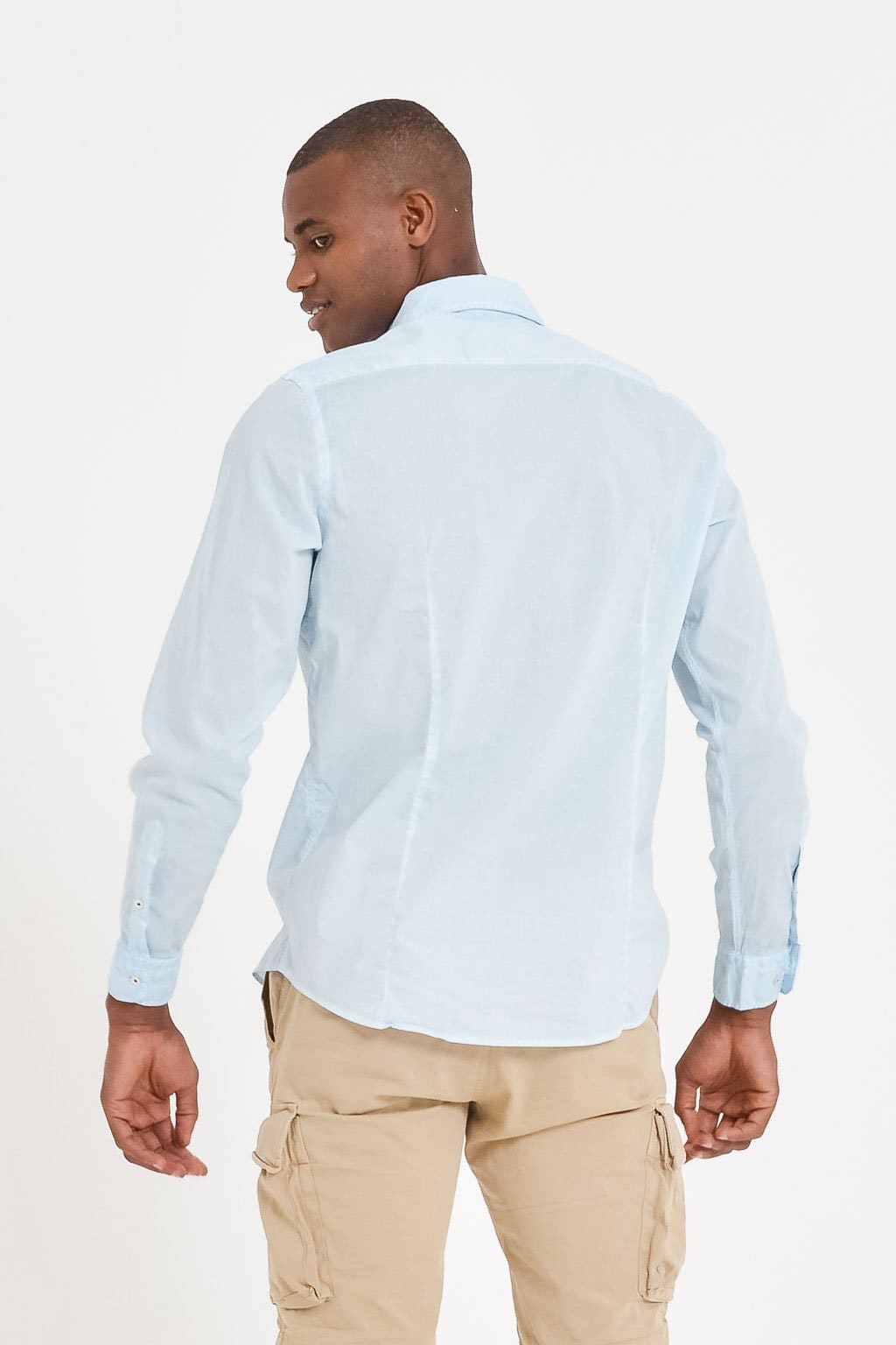 Slim-Fit Stretch Poplin Shirt - Anice - Shirts