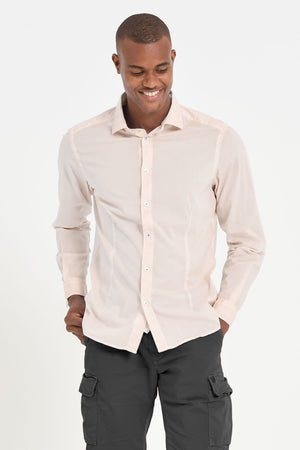 Slim-Fit Stretch Poplin Shirt - Canapa - Shirts