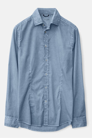 Slim-Fit Stretch Poplin Shirt - Jeans - Shirts