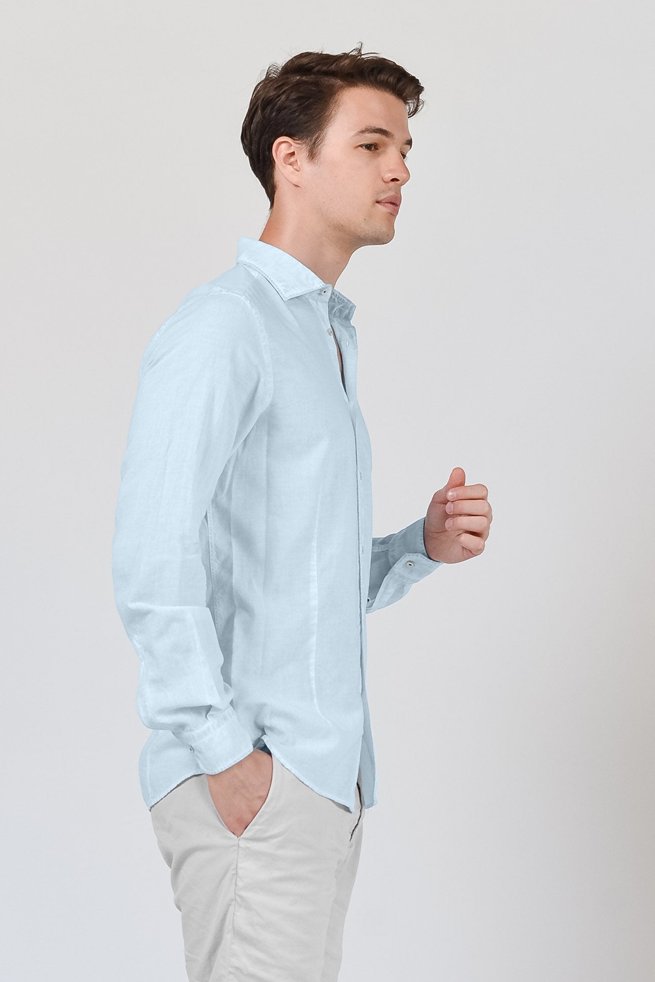 Slim Fit Voile Shirt - Anice - Shirts