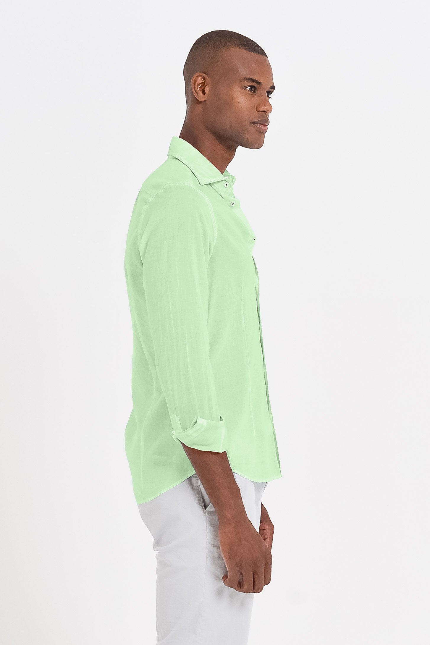 Slim Fit Voile Shirt - Antigua - Shirts