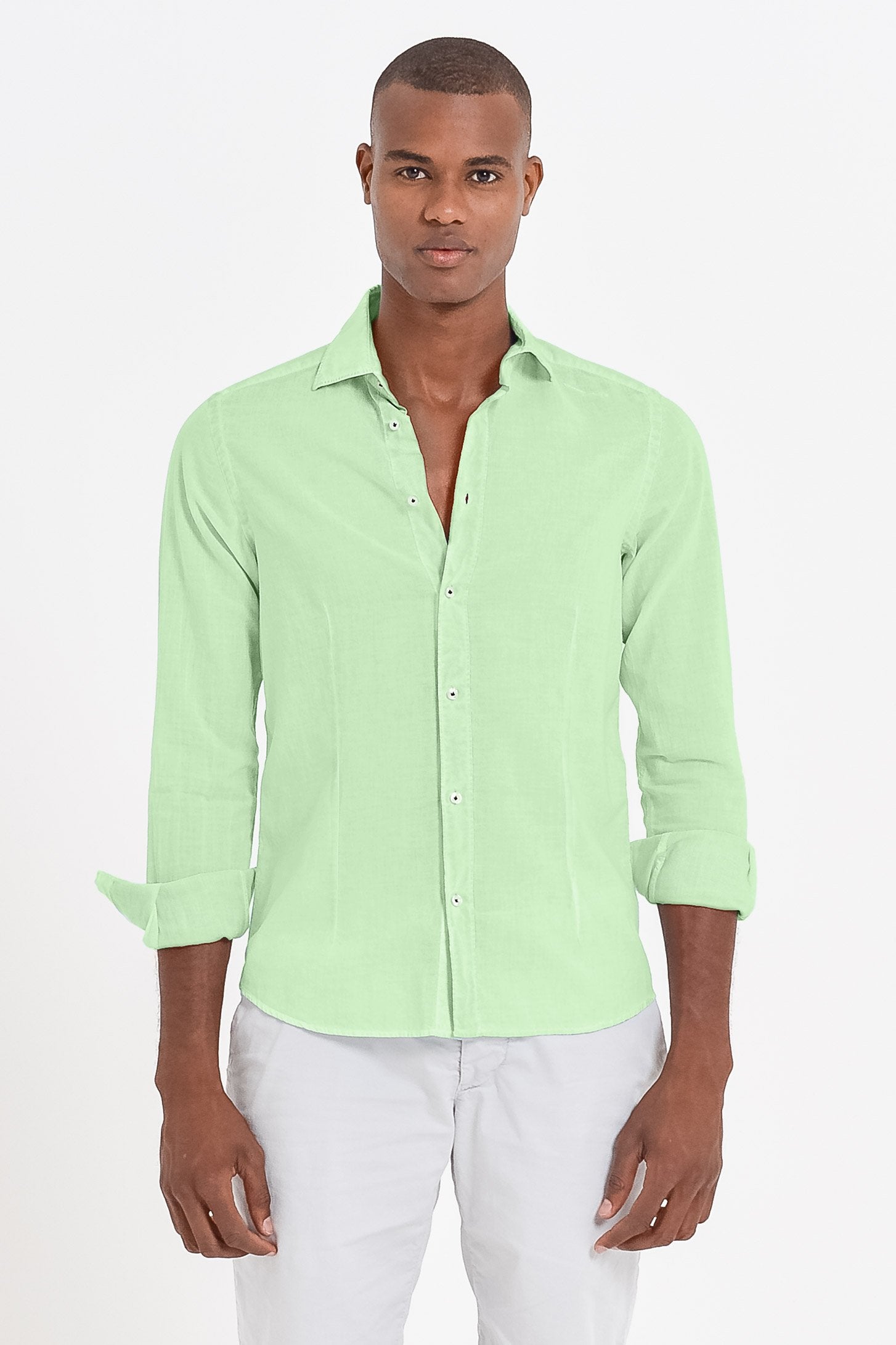 Slim Fit Voile Shirt - Antigua - Shirts
