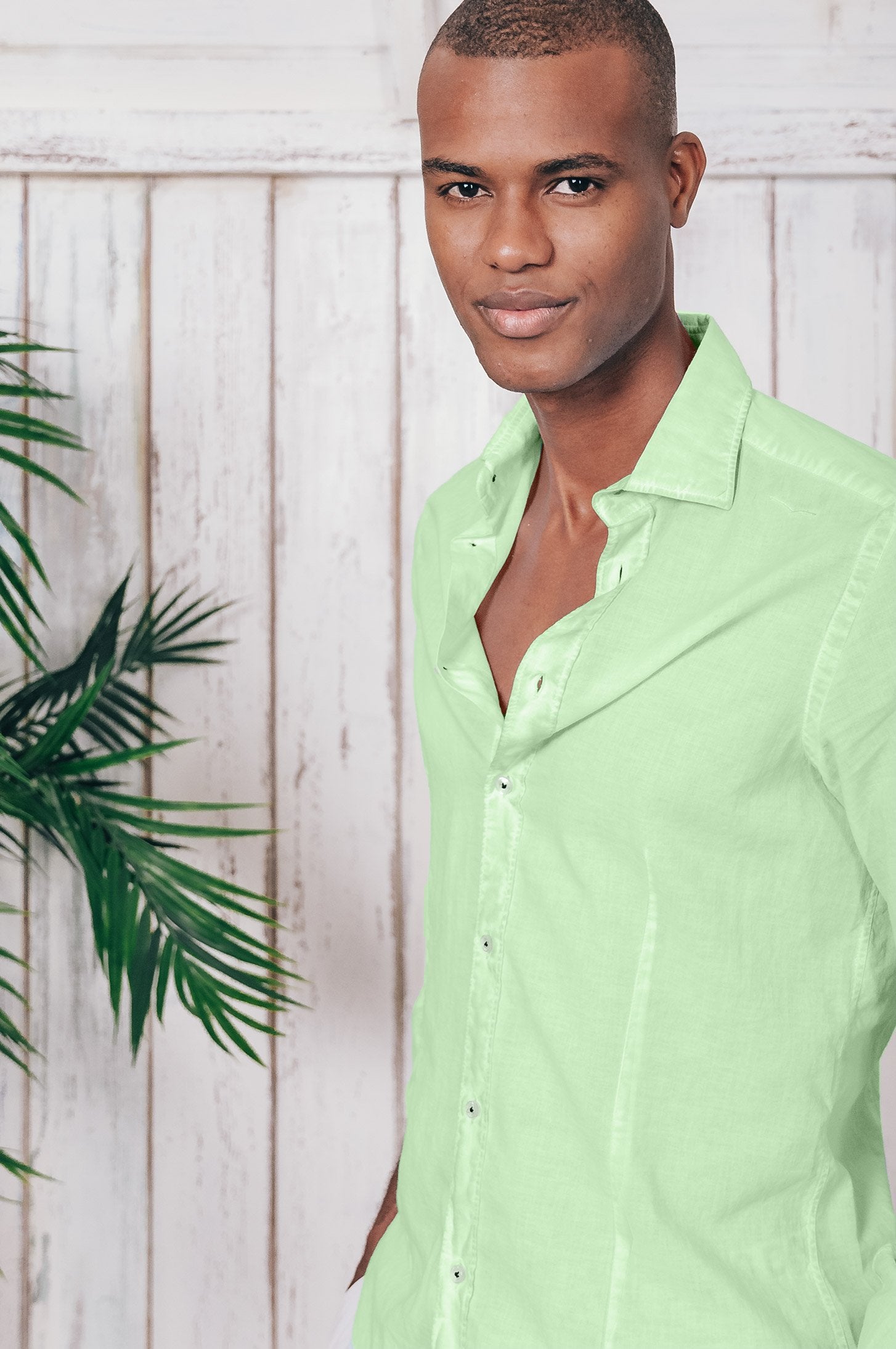 Slim Fit Voile Shirt - Antigua - Shirts