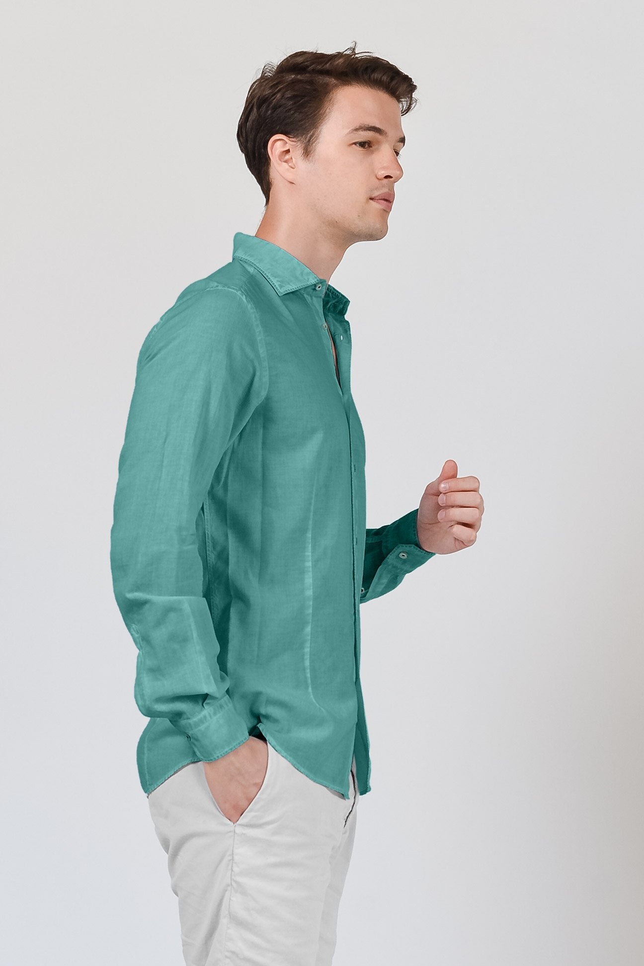 Slim Fit Voile Shirt - Bahama - Shirts