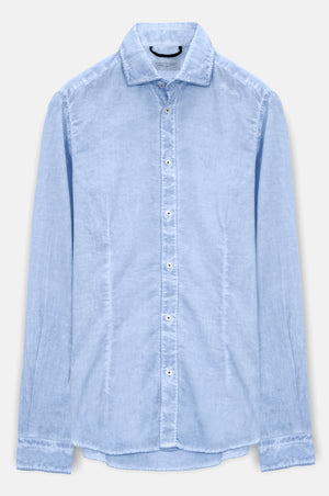 Slim Fit Voile Shirt - Cielo - Shirts