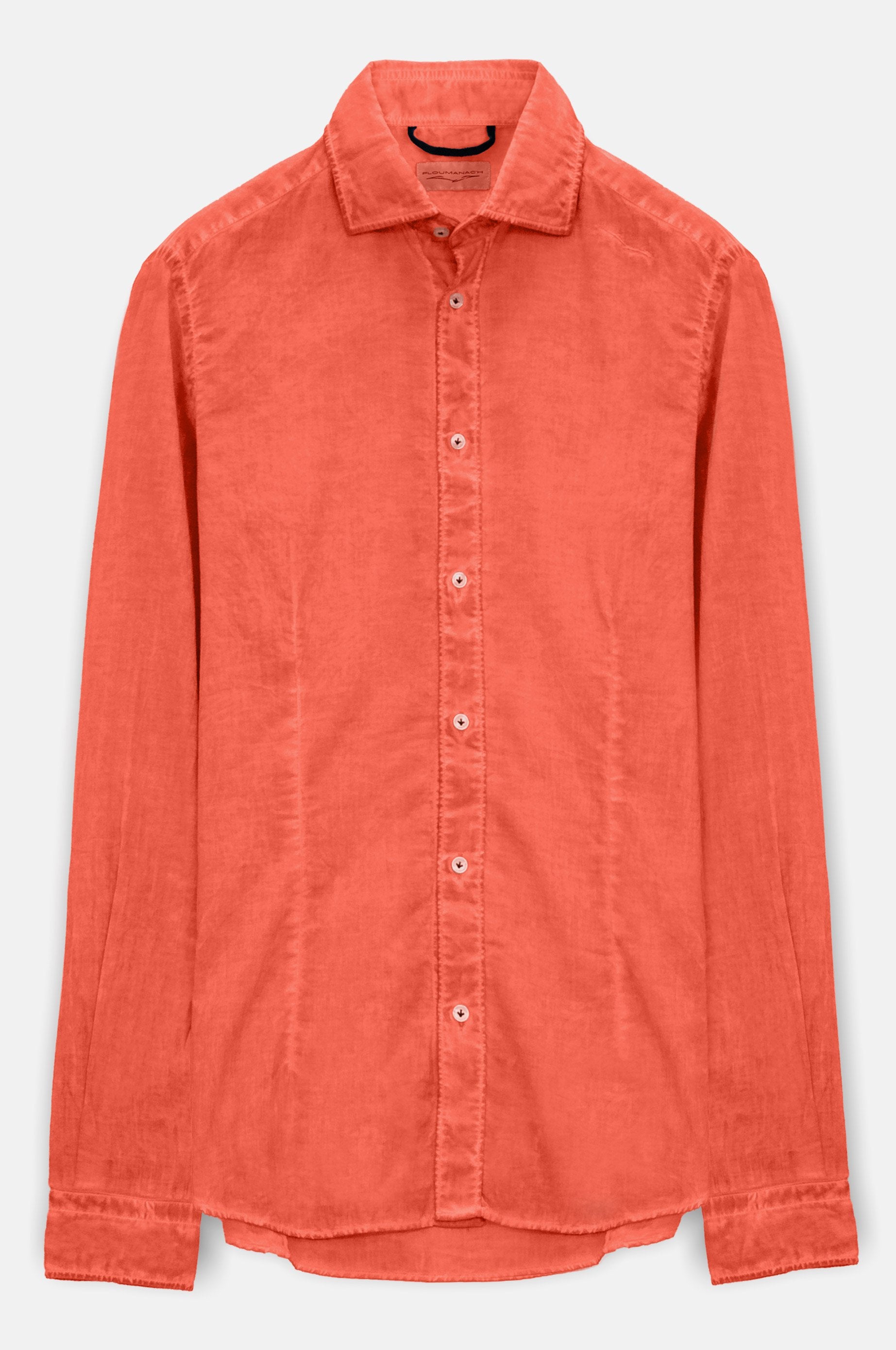 Slim Fit Voile Shirt - Lobster - Shirts