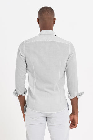 Slim Fit Voile Shirt - Marmo - Shirts