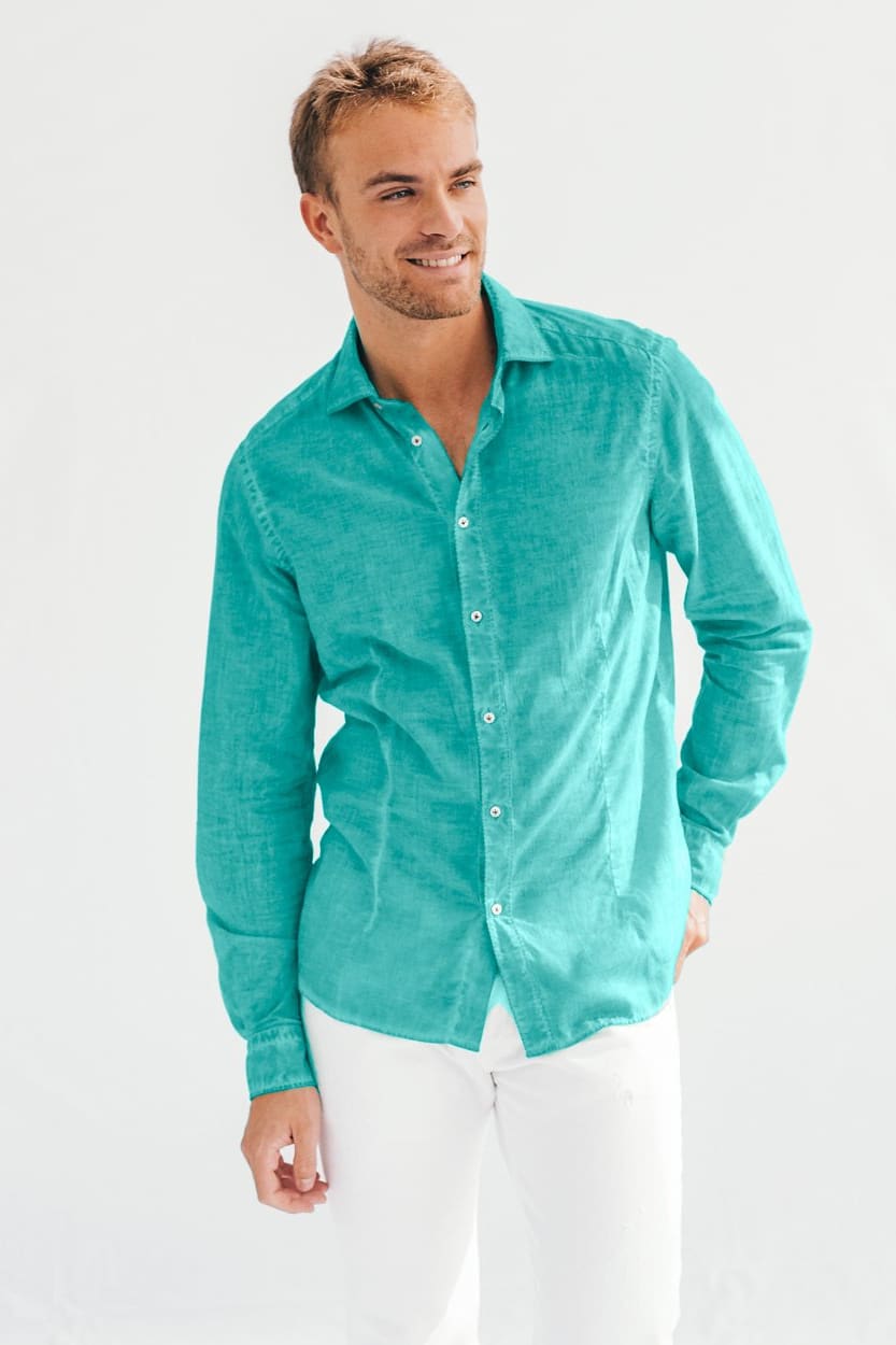 Slim Fit Voile Shirt - Paraggi - Shirts