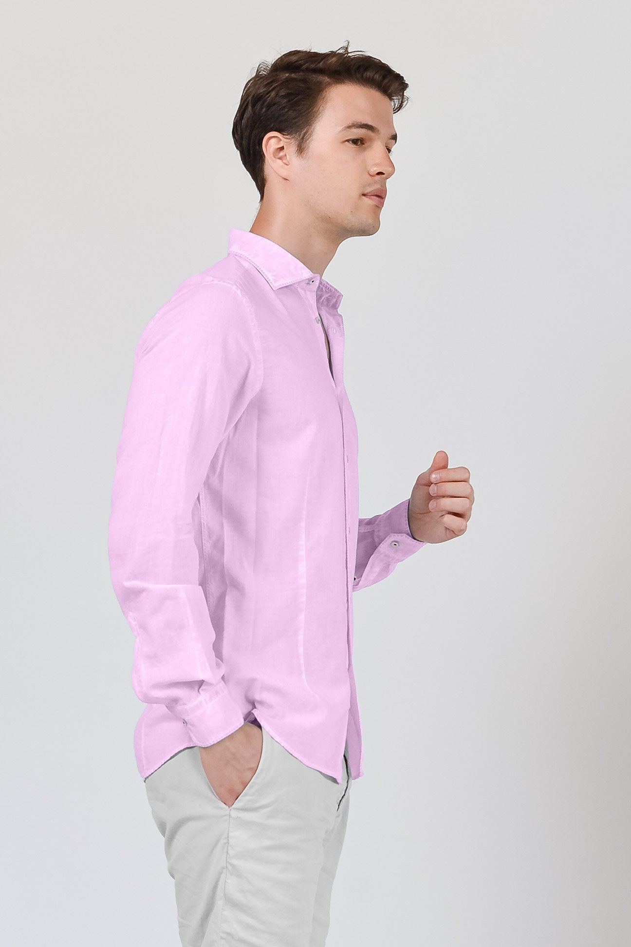 Slim Fit Voile Shirt - Quarzo - Shirts