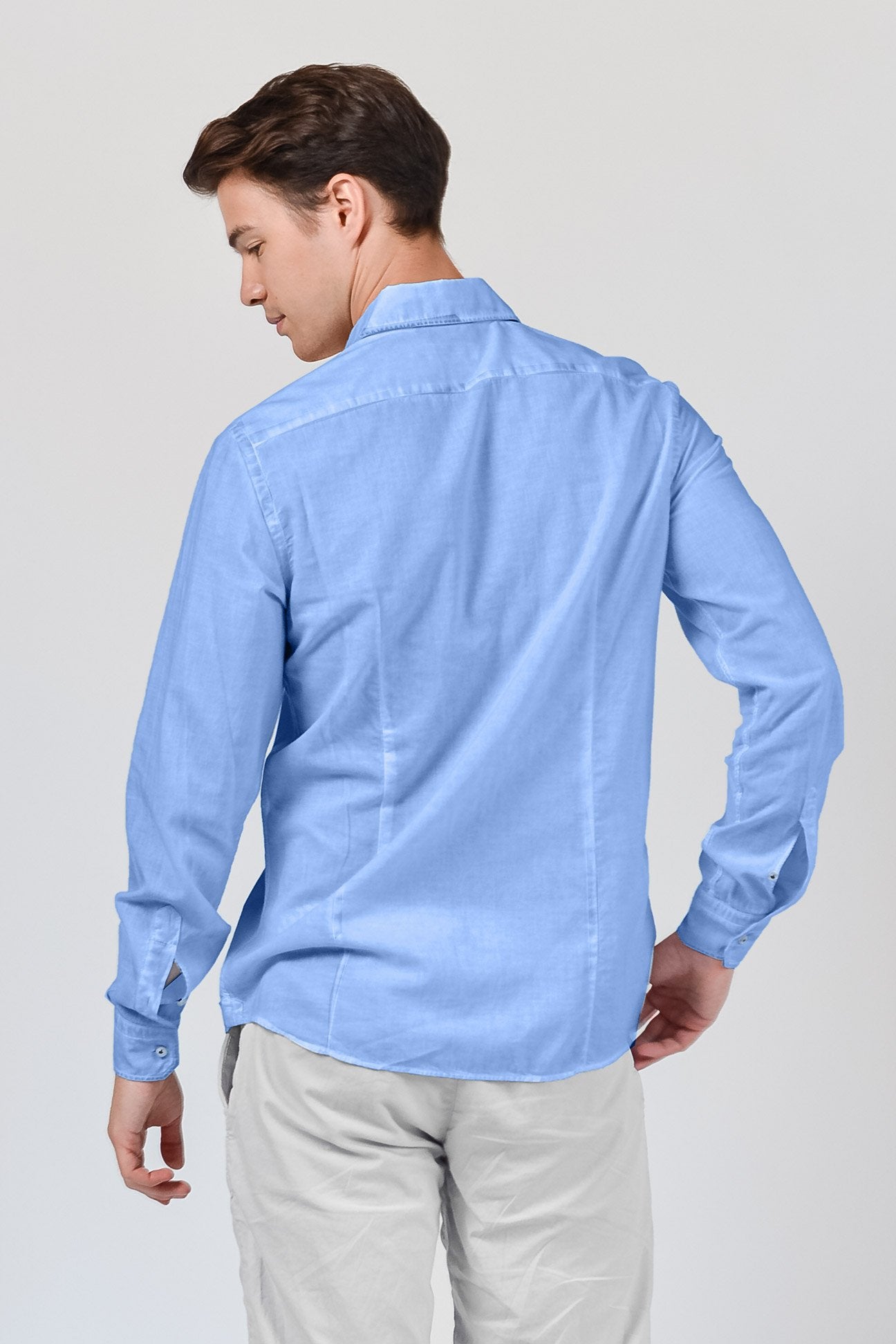 Slim Fit Voile Shirt - Santorini - Shirts