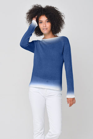 Sprayed Painted Nuvola Pullover - Pacific - Sweaters