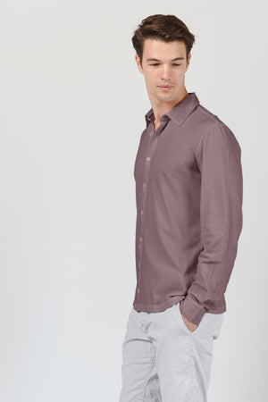 Stretch Cotton Pique Shirt - Caribe - Shirts