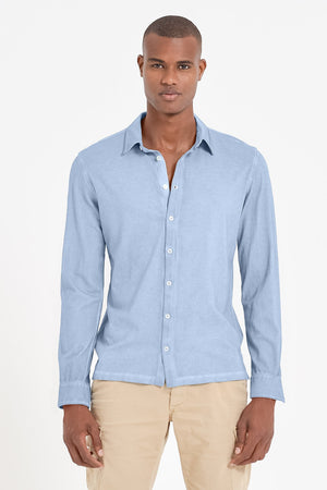 Stretch Cotton Pique Shirt - Fiji - Shirts
