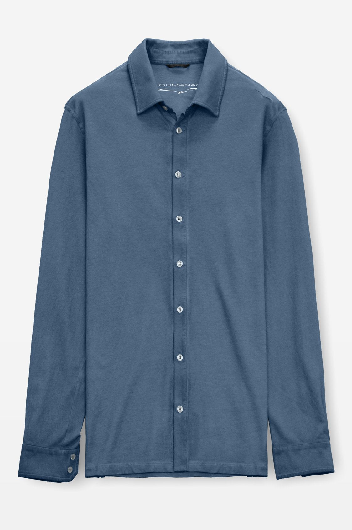 Stretch Cotton Pique Shirt - Jeans - Shirts