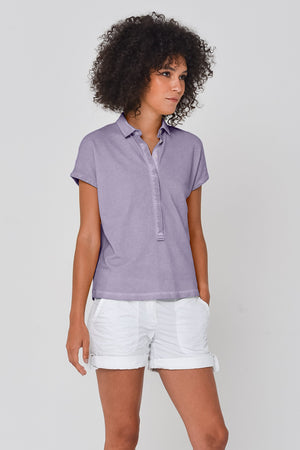 Summer Love Polo in Mauve - Polos