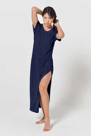 Tee Dress - Mauve - Dresses