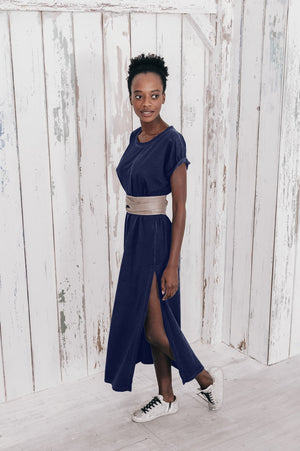 Tee Dress - Navy - Dresses