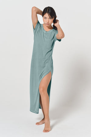 Tee Dress - Shark - Dresses