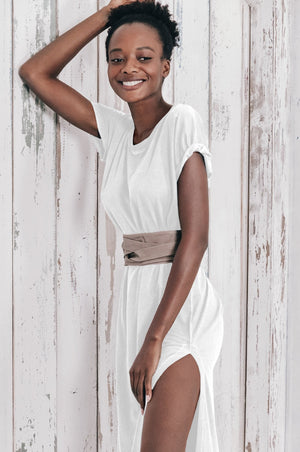 Tee Dress - Bianco - Dresses