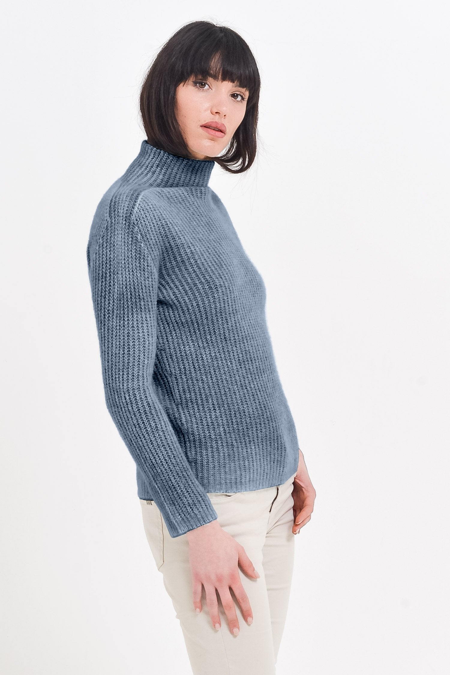 Tully Navy - Alpaca Pullover - Sweaters