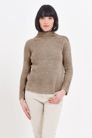 Tully Walnut - Alpaca Pullover - Sweaters