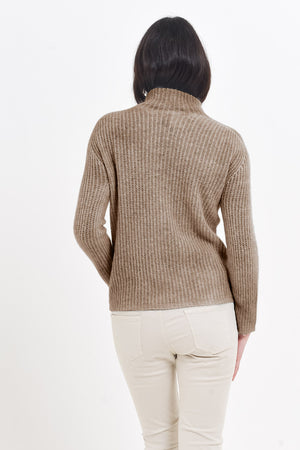 Tully Walnut - Alpaca Pullover - Sweaters