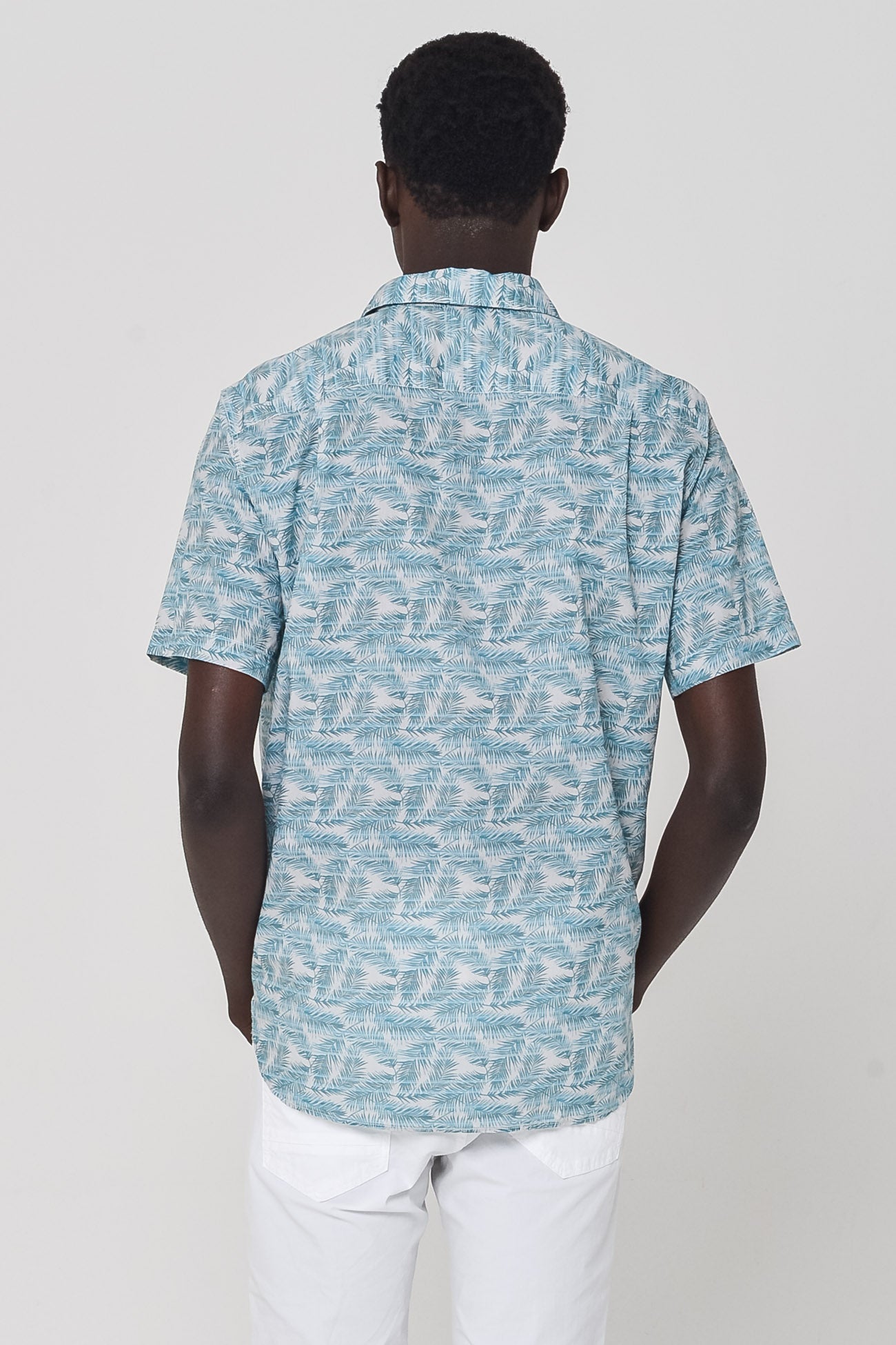 Unisex Voile Shirt in Cycas Print - Shirts
