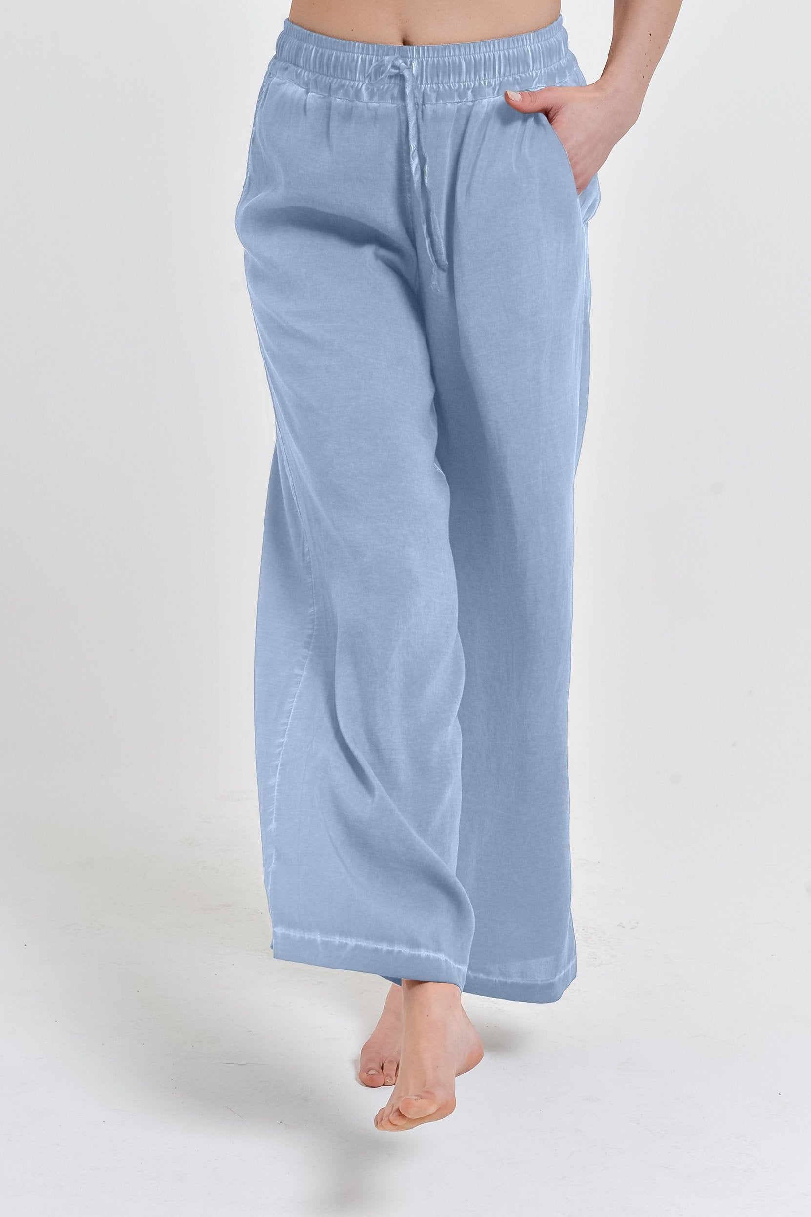 Viscose Billow Slacks - Fiji - Pants