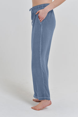 Viscose Billow Slacks - Jeans - Pants