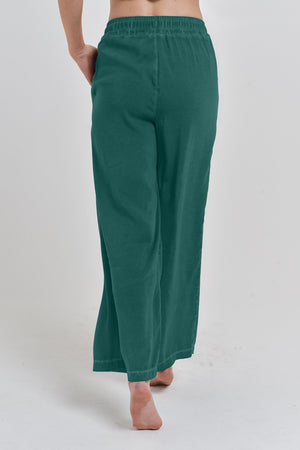 Viscose Billow Slacks - Lagoon - Pants