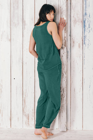 Viscose Billow Slacks - Lagoon - Pants