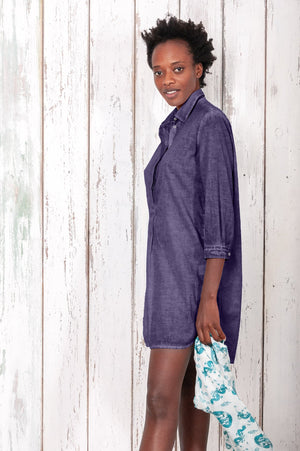 Voile Mini Shirtdress - More - Chemisier