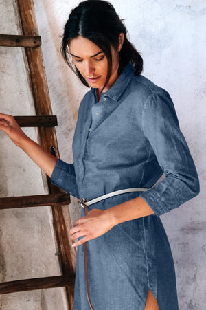 Voile Mini Shirtdress - Jeans - Chemisier
