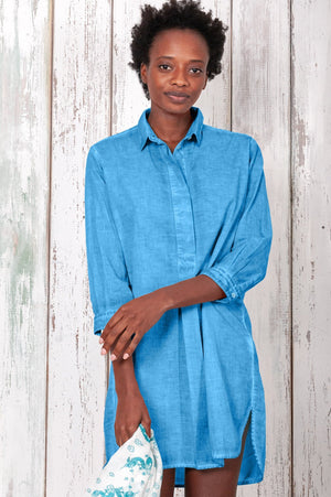 Voile Mini Shirtdress - Lavezzi - Chemisier