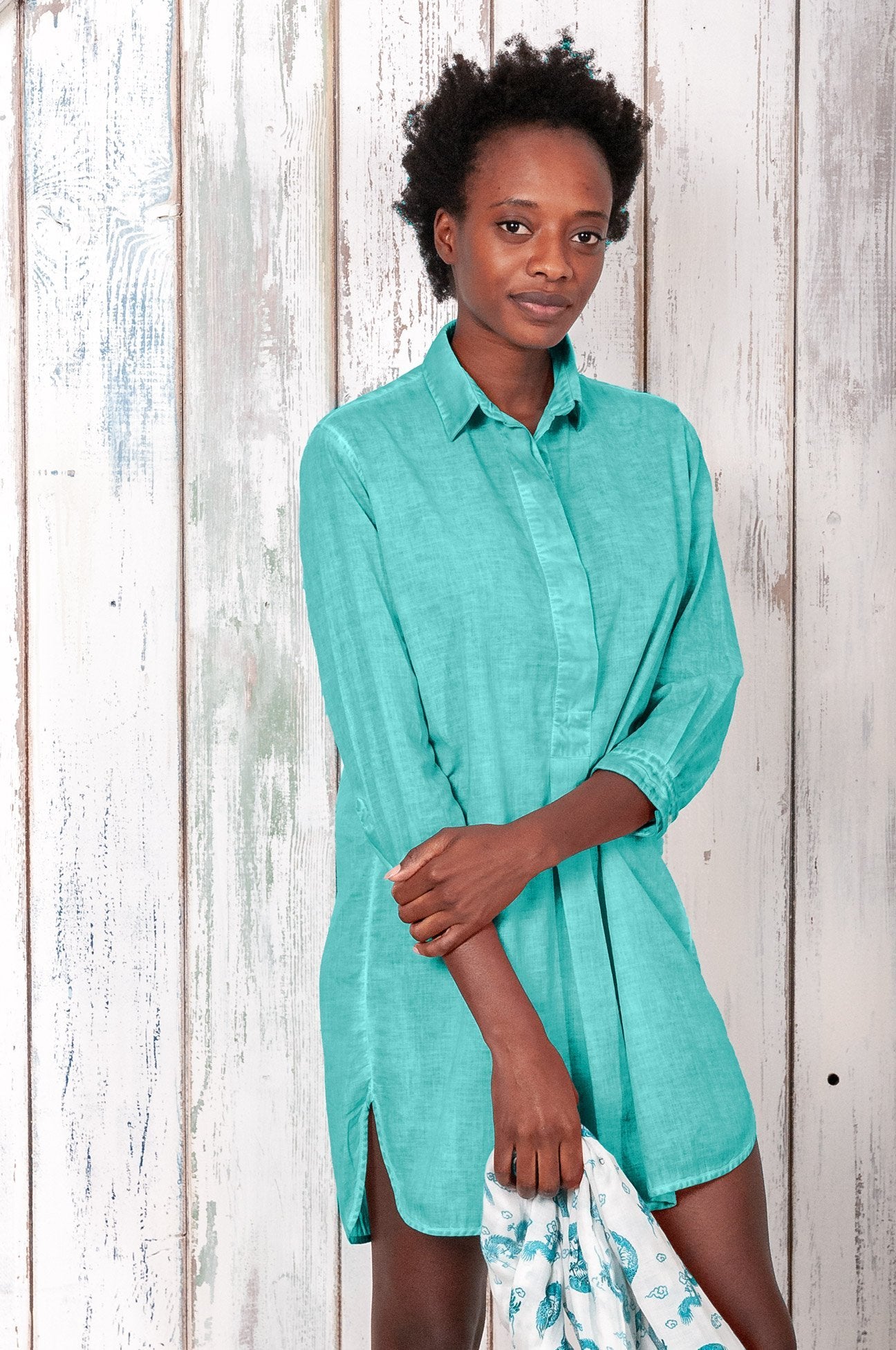 Voile Mini Shirtdress - Paraggi - Chemisier